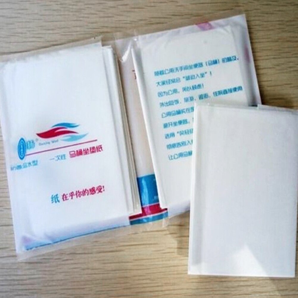 10 Pcs/lot voyage jetable siège de toilette couverture tapis papier hygiénique