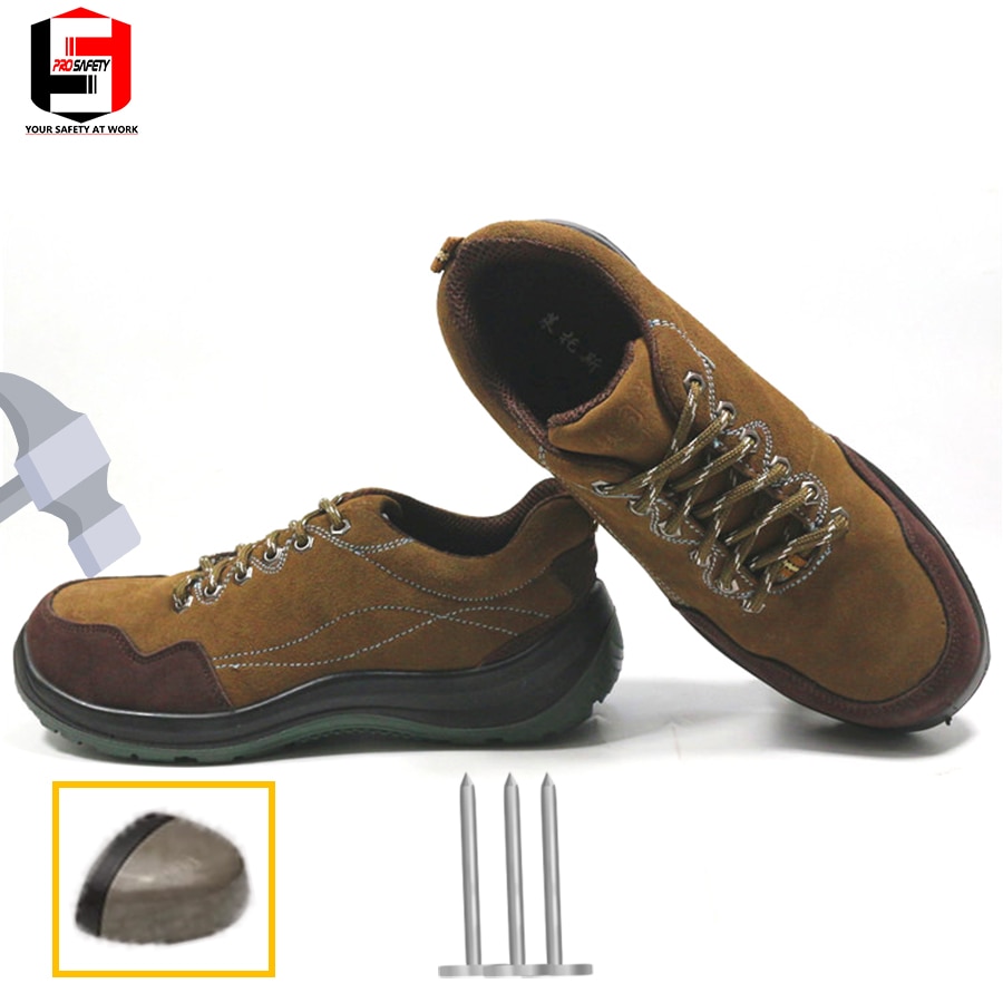 safety shoes European standard steel head anti smash anti piercing Splash proof work protective footwear safety shoes