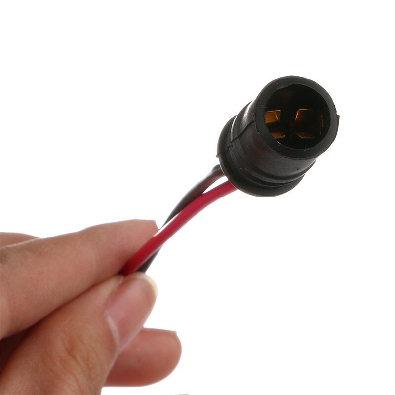 5Pcs T10 W5W Soft Rubber Light Bulb Socket Lamp Holder Connector Car Auto