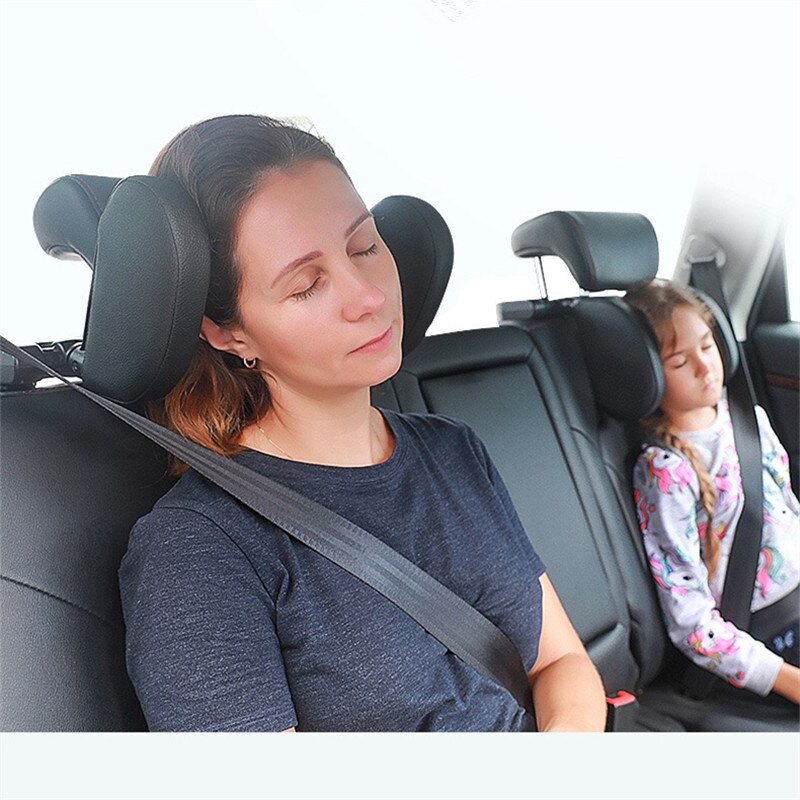 Bilhukommelse skum nakkestøtte barn voksen sove side hovedstøtte pude hals rygpude åndbar blød behagelig praktisk