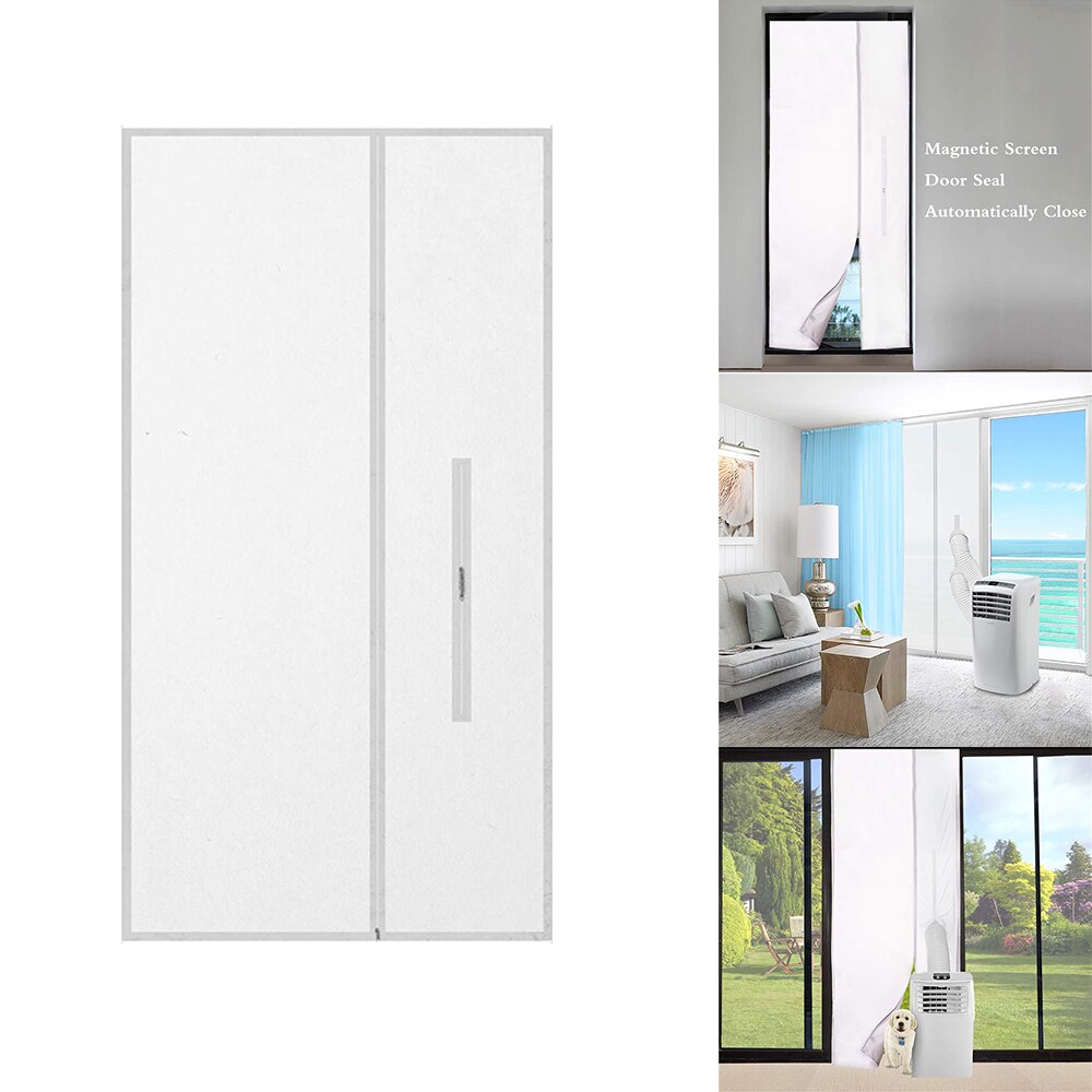 Mobile Air Conditioner Sealing Cloth Zipper Screen Door Seal Window Sliding Door Seal Baffle Cloth For Mobile Air Conditioner
