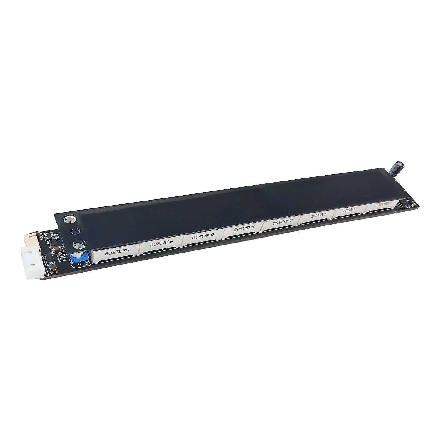 Indicador de nivel modificado para coche, luz de espectro, Audio, ritmo, pilar A, LED, Control de sonido, DC8-40V, Dual 64