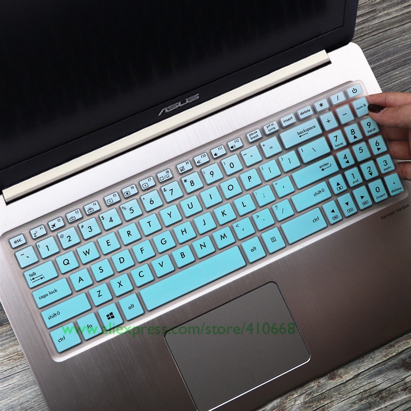 15.6 inch Laptop Keyboard Cover Skin For Asus VivoBook Pro 15 N580 N580G N580GD N580VD M580VD M580 NX580VD YX570ZD YX570ud YX570
