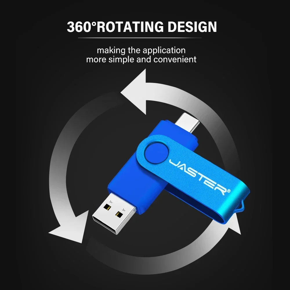 TYPE-C USB Flash Drive 128GB Free Key Chain Pen Drive 64GB Business Red Memory Stick Real Capacity U Disk Blue 32G