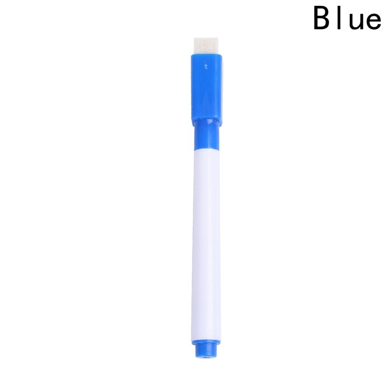2 stuks/set merk magnetische whiteboard stiften uitwisbare whiteboard markers magneet ingebouwde gum kantoor schoolbenodigdheden: Bl