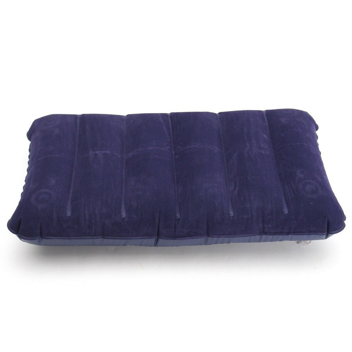 47x30cm Opvouwbare Kussen Outdoor Reizen Slaap Kussen Lucht Opblaasbare Draagbare Breken Rest Kussen Blauw PVC: Default Title