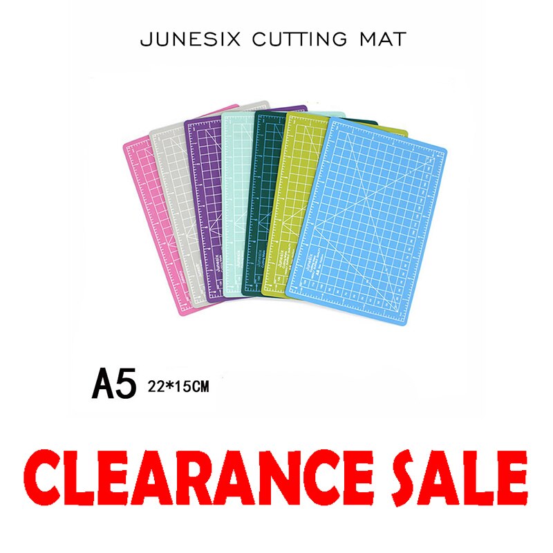 Junesix-leikkuumatto  a5 leikkuulauta manuaalinen malli leikkausalusta paperin leikkausalusta satunnaiset värit
