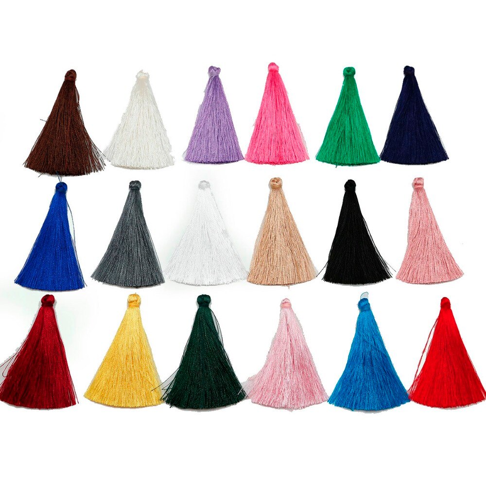 65mm Reiche Farbe Chinesische Handgemachte Kalender Vorhang Quaste Fransen links Makramee Anhänger DIY Schmuck Zubehör Machen 10 Stck