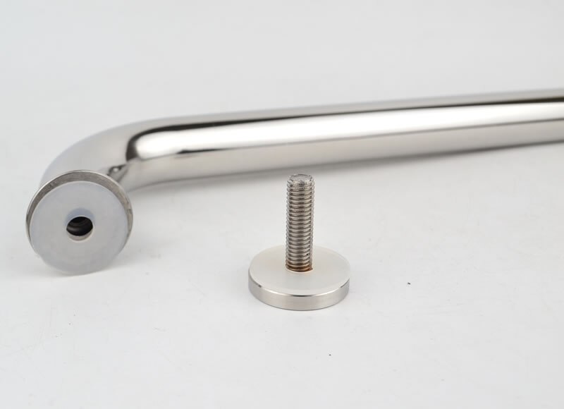 304 Stainless steel shower handle,Single handle, bathroom glass doors handle,Mirror surface, Hole spacing 440mm,