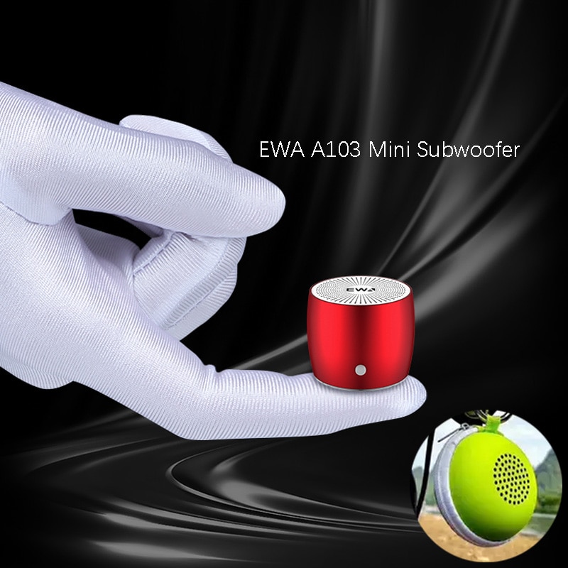 Ewa A103 Super Mini Krachtige Draagbare Bluetooth Speaker Draadloze Outdoor Bass Subwoofer Boombox Douche Speaker Altavoz Ducha
