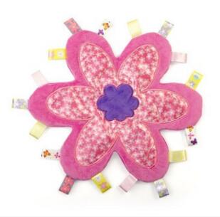 Ultra soft taggies multicolour label baby appease the towel cloth toy placarders: 1