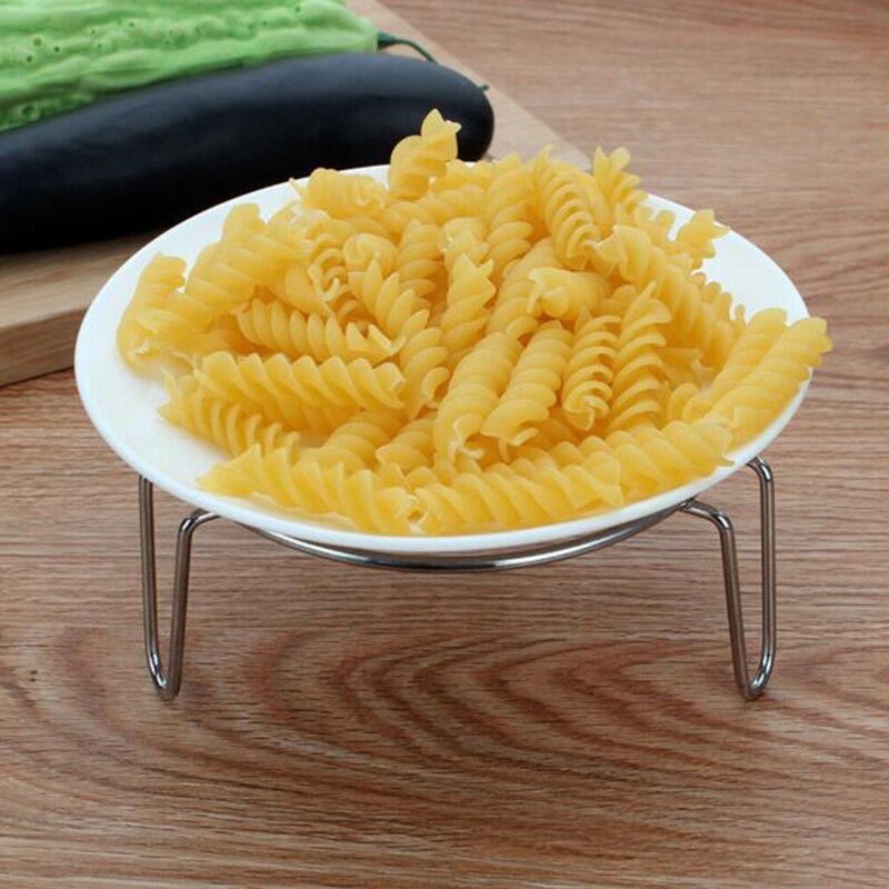 1 pc steamer hylde køkkengrej køkken tilbehør multifunktion holdbart æg dampkoger stativ rustfrit stål gryde dampende bakke stativ