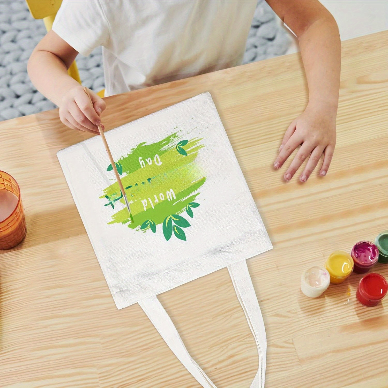 6/12 stuks blanco draagtassen 30x40cm herbruikbare boodschappentassen voor doe-het-zelf ambacht, , cadeau, evenementengebruik