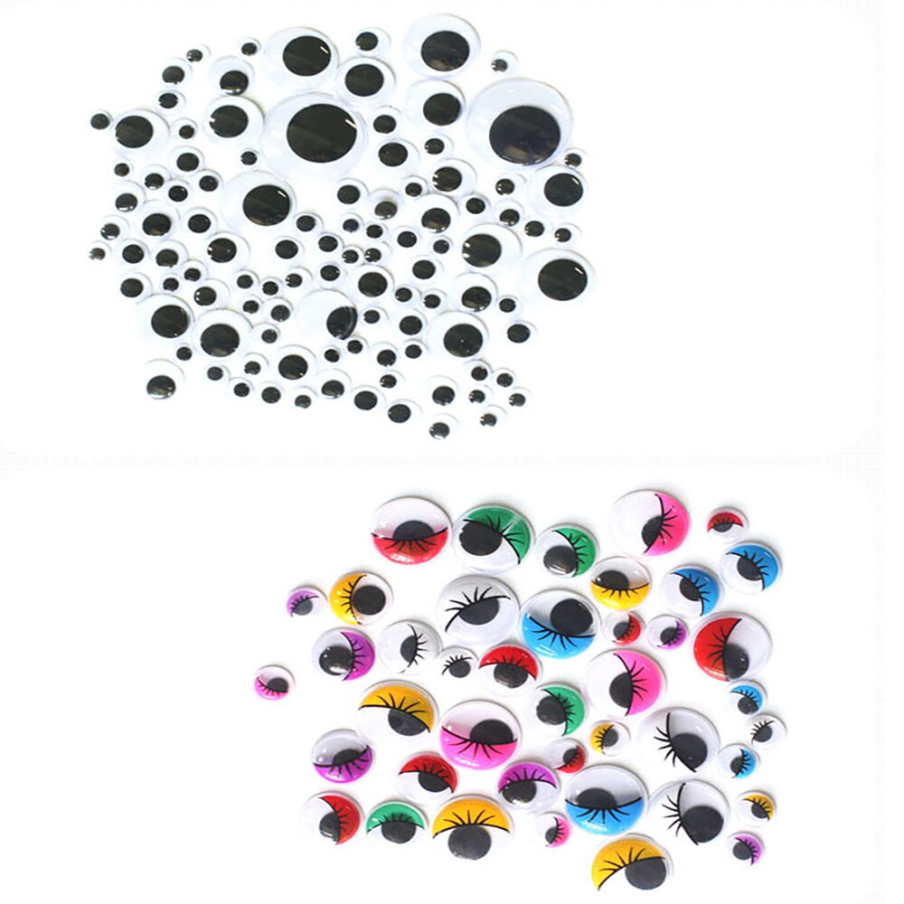 Children's Handmade DIY Materials Include Self-adhesive Googly Eyes Poms Kids Craft