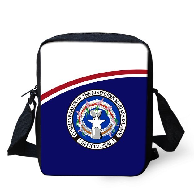 Ilhas marianas do norte tatuagens impresso bolsa de ombro para crianças meninos mini mensageiro sacos viagem crossbody versipacks: 10