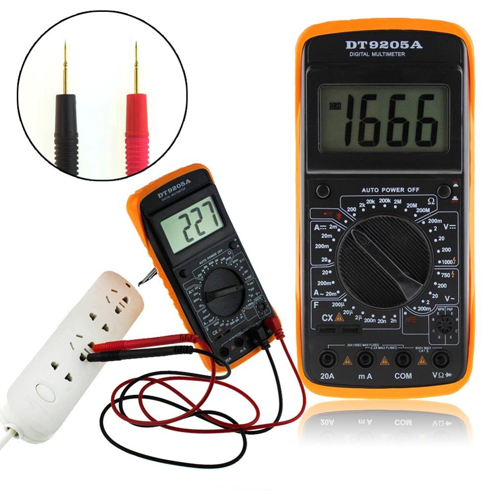 AC/DC LCD Display Auto Electric Handheld Tester Digital Multimeter Meter Ammeter COMS nice Vicky