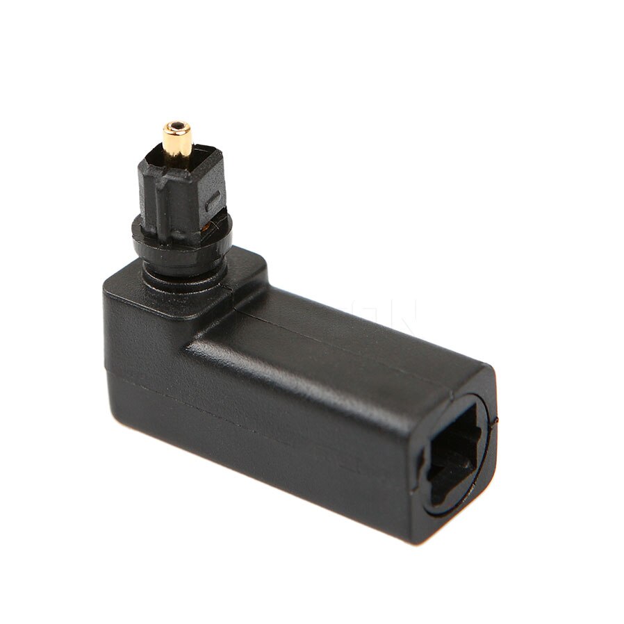 Draagbare Toslink 90 Graden Digitale Optische Adapter Converter Od 6.0 Audio Adapter Vierkante Square 90 Graden Man-vrouw