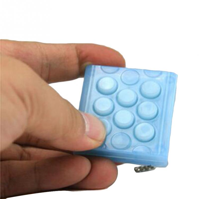 Anti Stress Toys Electronic Bubble Wrap Keyring Infinite Keychain Funny Press Type Toy