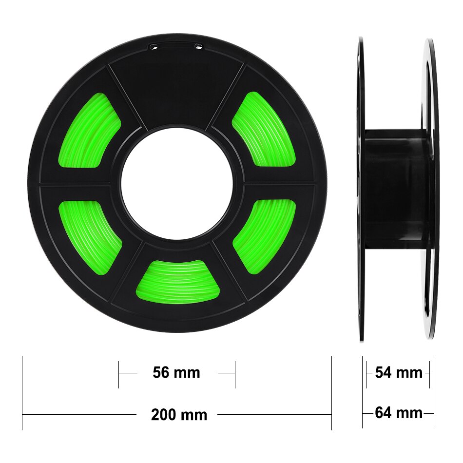 PETG 3D Stampante Filamento 1.75 millimetri 1KG/2.2LB Spool PET Materiale di Stampa 100% nessuna bolla 3D Della Ricarica Della Stampante di colore completo 3д ручка для