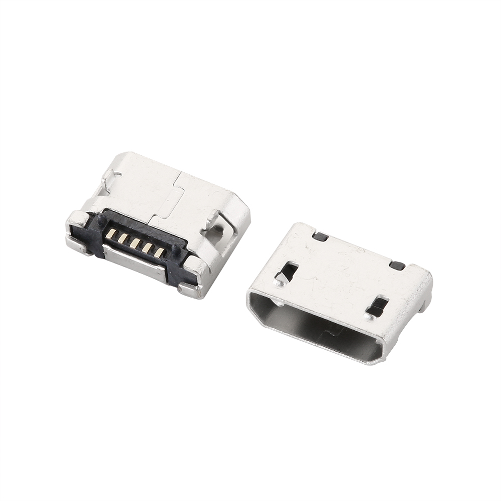 Micro usb 2p 5p jack opladningsport stik dock oplader dip smd til telefon tablets højttalere osv. port stik strømstik