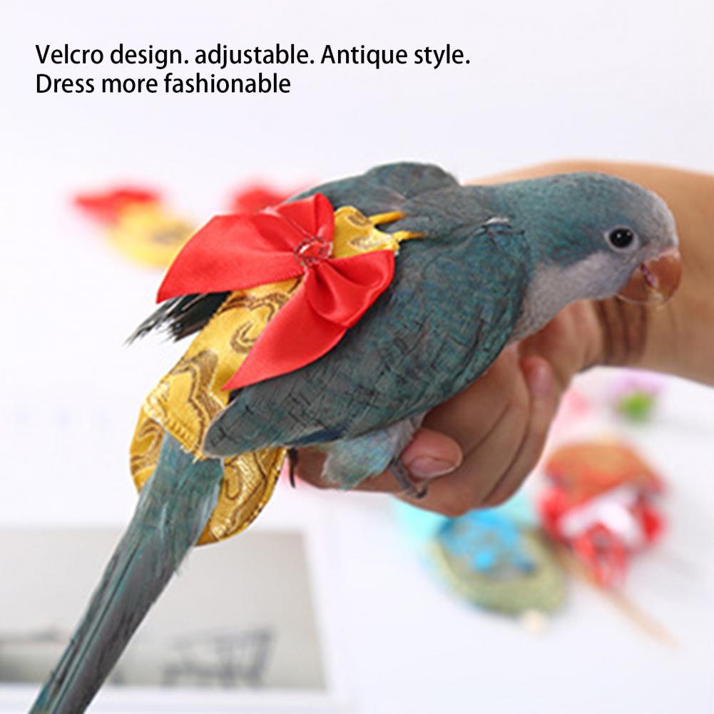 Wasbare Duurzaam Papegaai Vogel Nappy Kleding Te Dragen Vogel Luier Strik Pet Accessoires
