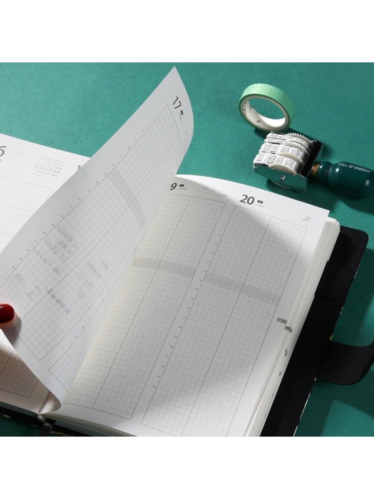 Agenda Planner Organizer B6 Diary Notebook Journal Weekly Daily Notepad F3MA