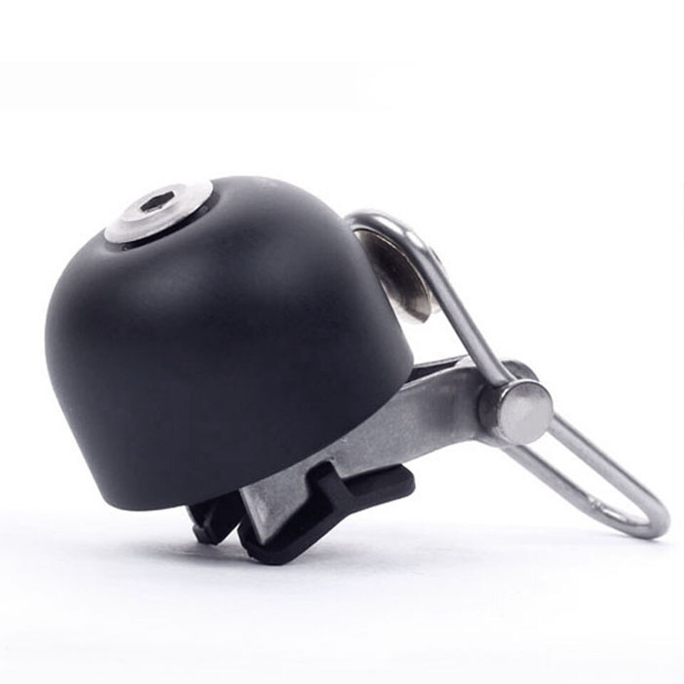 Timbre de bicicleta clásico, timbre de bicicleta Retro con sonido fuerte para bicicleta de montaña, manillar de 22-36mm: Black