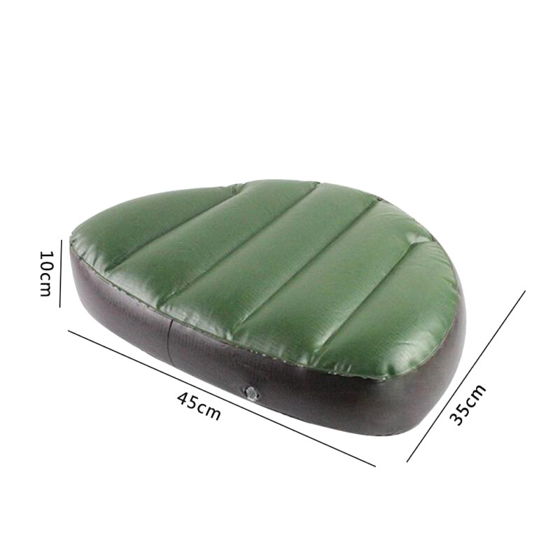 PVC Inflatable Air Cushion Mat Waterproof Fishing Boat Summer Outdoor Inflatable Boat Pillow For Water Skiing Drifting Sport