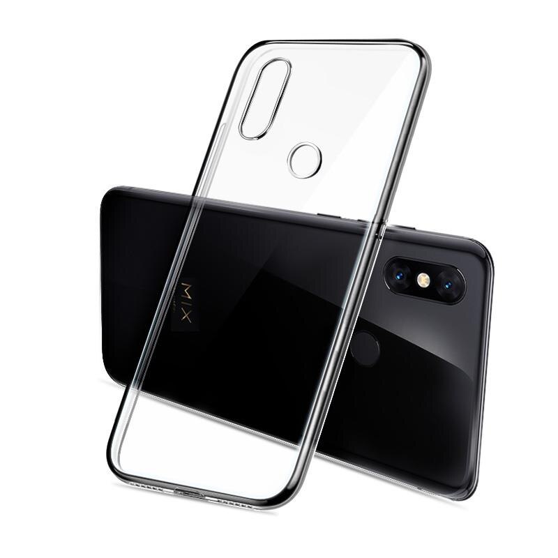 ultra cienkie przezroczyste miękkie etui TPU dla Xiaomi Mi mieszać 3 2 2s Max 3 2 etui na telefon