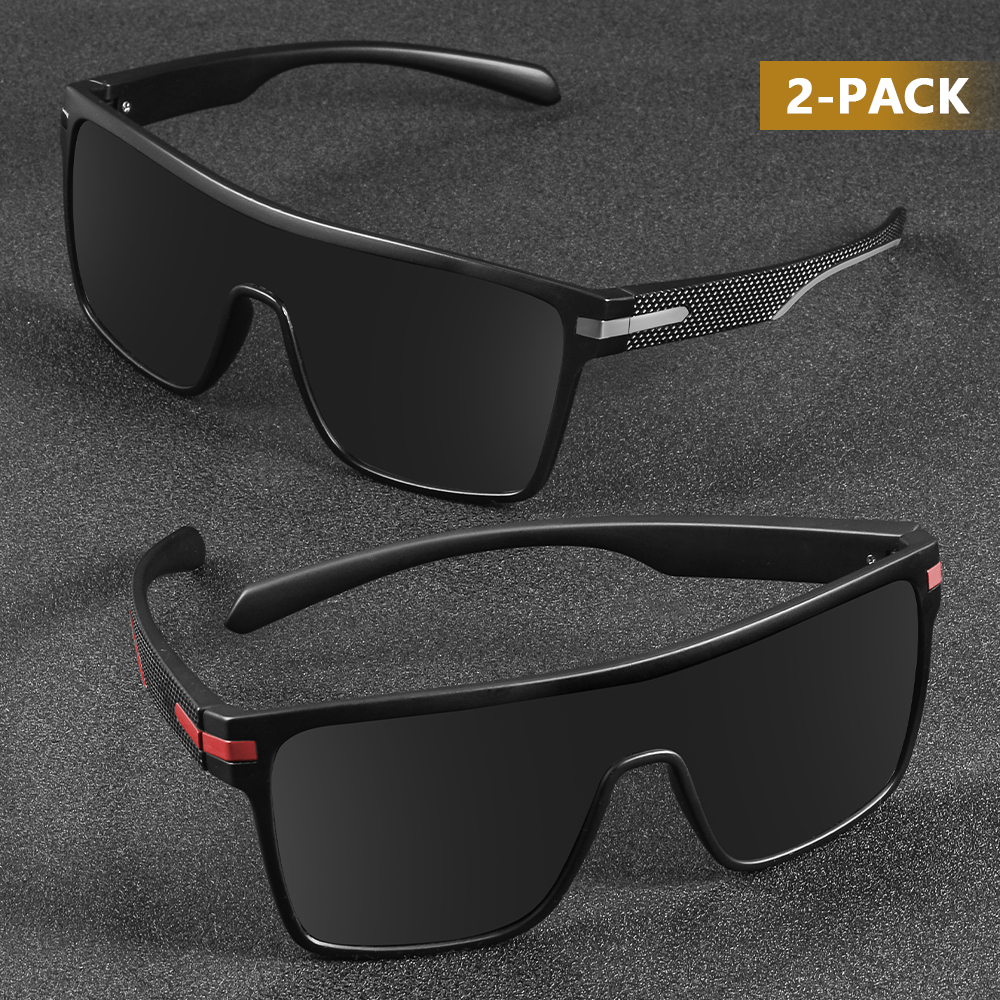 CRIXALIS Moda Polarizada Óculos de Sol Para Homens Quadrados Oversized Anti Glare Driver Espelho Óculos de Sol Mulheres UV400 Óculos Masculino: Dourado