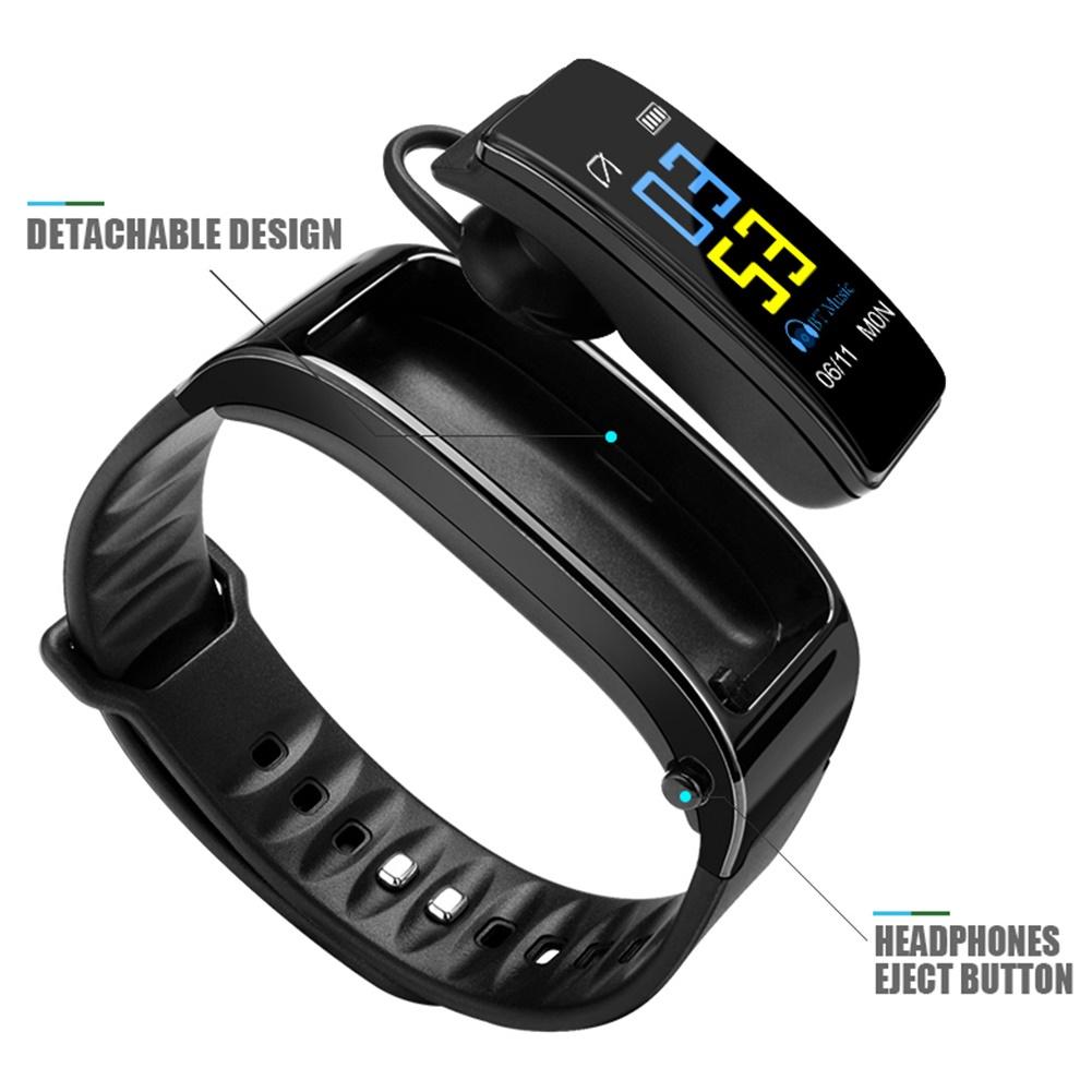 Bluetooth Y3 Kleur Headset Praten Slimme Band Armband Hartslagmeter Sport Smart Horloge Passometer Fitness Tracker Polsband