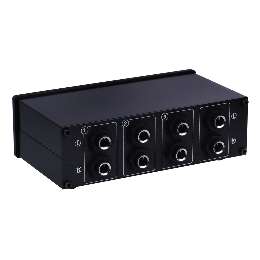 1 in 3 out or 3 in 1 out passive stereo speaker audio switcher