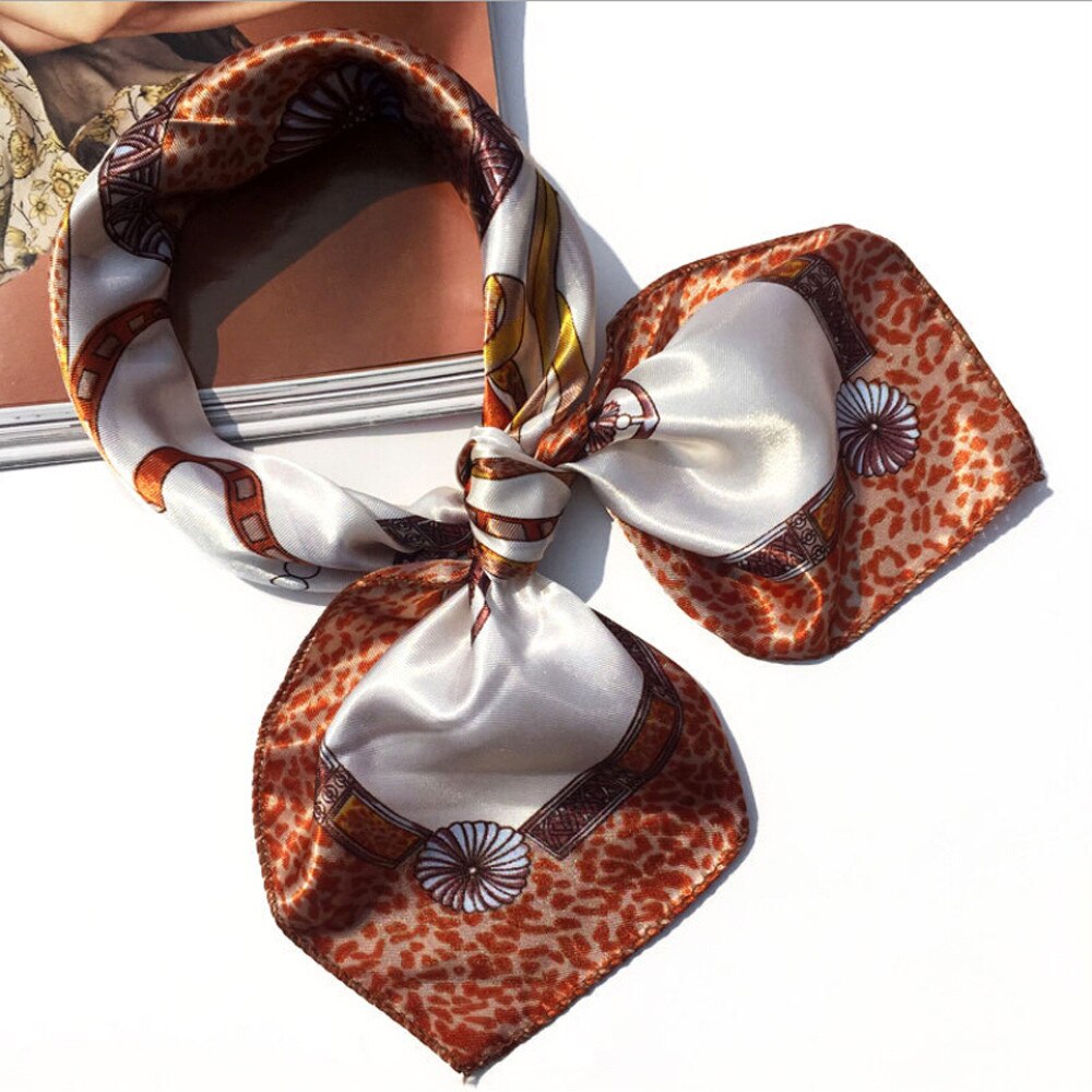 Scarf Women Women Square Head Scarf Wraps Scarves Ladies Printed Kerchief Neck Scarf: G