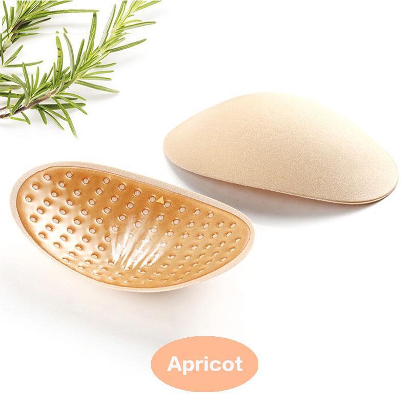 1 Paar Natuurlijk Zachte Anti-Slip Schouder Pads Siliconen Schouder Anti Slip Schouder Enhancer Kleding Naaien Accessoires: Cloth Apricot