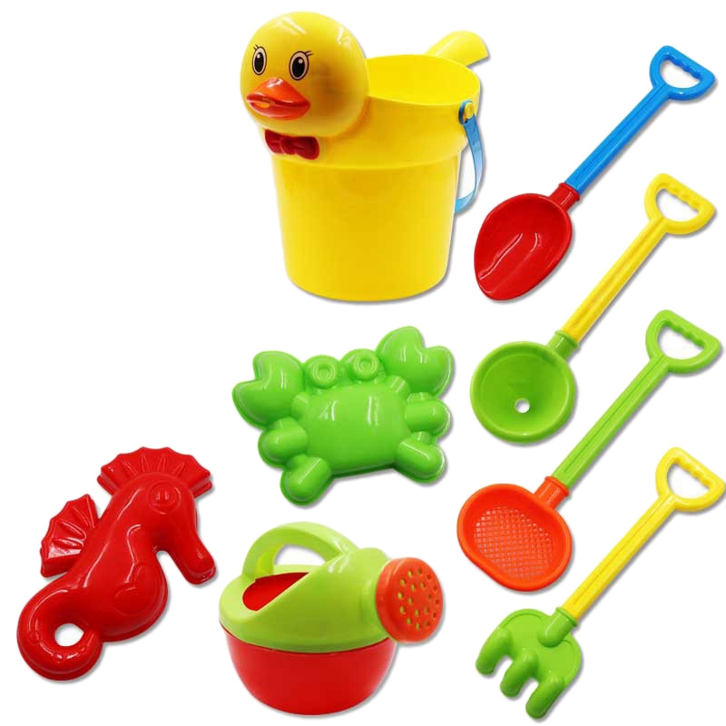Baby Strand Speelgoed Bad Play Set Met Eenden Emmer Zand Tool Model Water Spel Zand Spelen Voor Kinderen