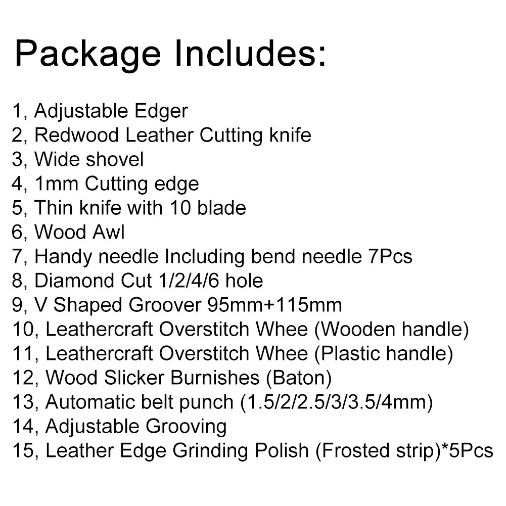 Leather Kit Leathercraft Working Tool Kit with Cutting Mat Saddle Making Tool Set Prong Punch Knife for Leather Craft Making DIY