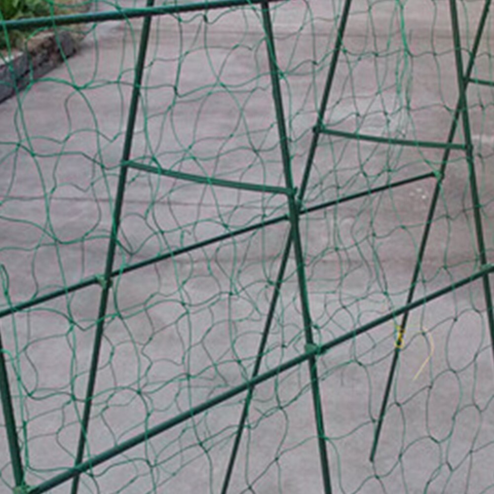 Kraftig nylonnetstøtte til agurk morgen petunia blomster veggie espalier net plante klatrevin