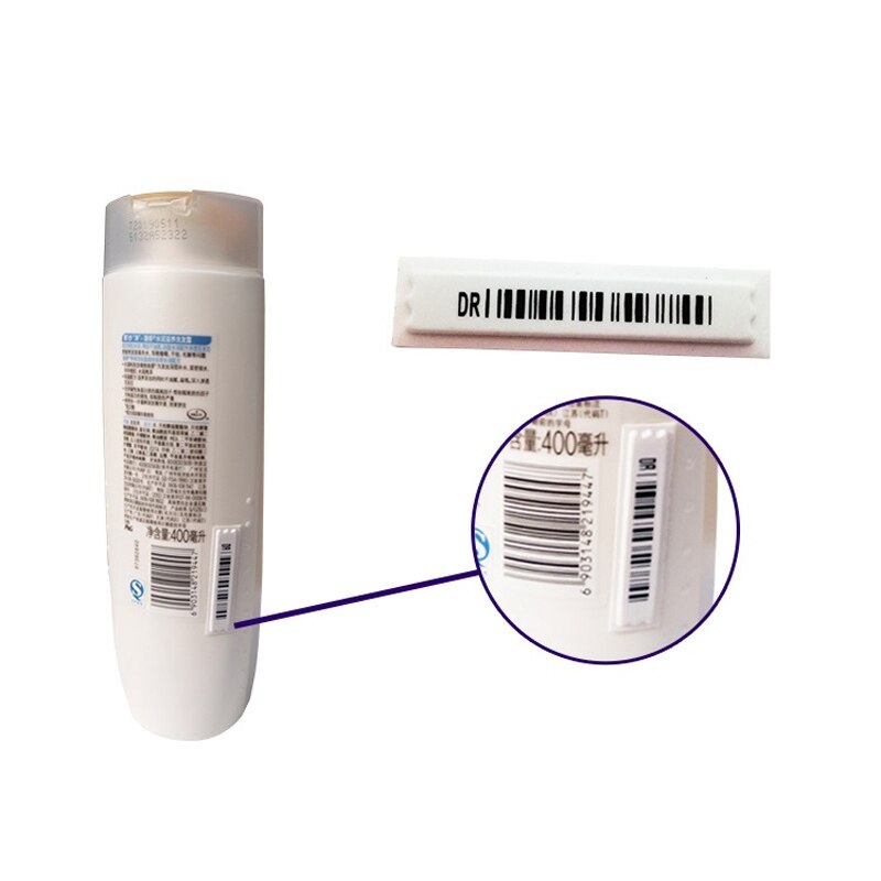 100Pcs/set 58Khz Anti-theft DR Lables Soft AM Tags for Supermarket Store Mall EAS System Acoustomagnetic Adhesive Retail Sticker