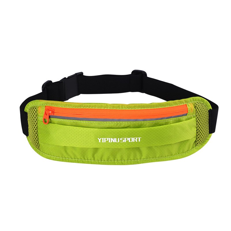 Waterdichte Nylon Riem Heuptas Vrouwen Fanny Pack Travel Sling Borst Schoudertas Met Verstelbare Riem Band Reflecterende Hip Pack: green