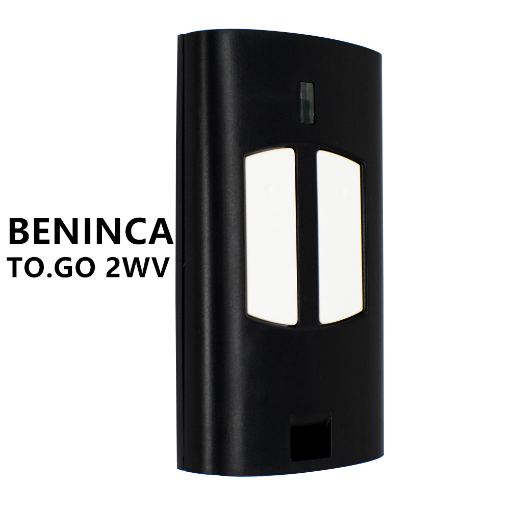 BENINCA TO. Télécommande de porte de garage GO 2WV compatible avec BENINCA TO. GO WV 2WV 4WV 433MHz 433.92mhz Émetteur à main