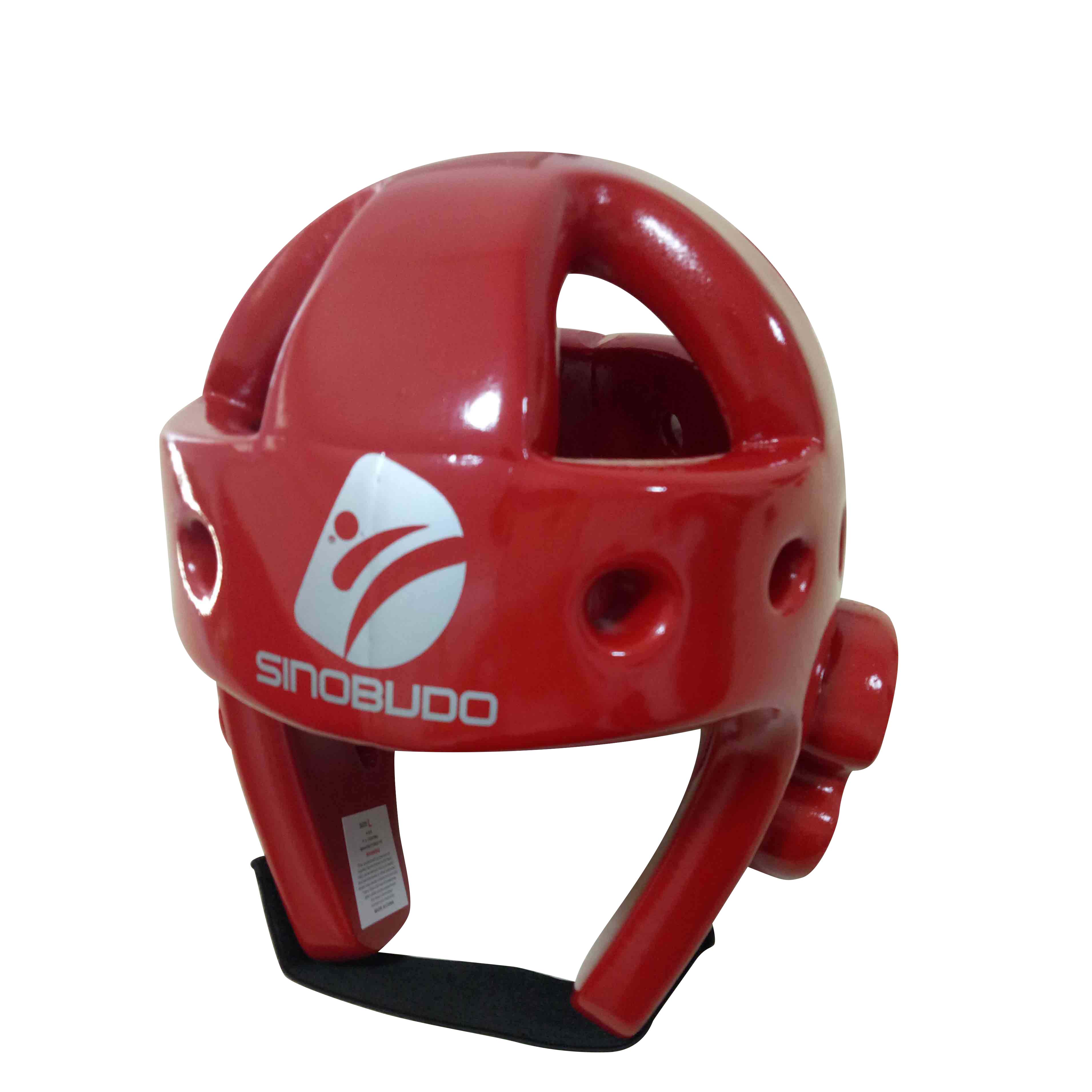 Sinobudo Taekwondo Hoofd Protector Karate Apparatuur Helm Mma Muay Thai Boksen Hoofdbeschermer: Rood / XL(height 170-185cm)