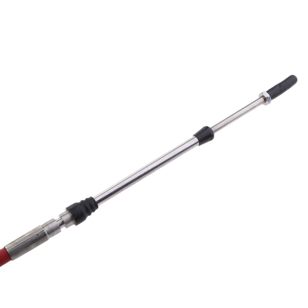 Universele Gaskabel Voor Marine Boot Motor Control Hendel 8 Ft Zwart + Rood