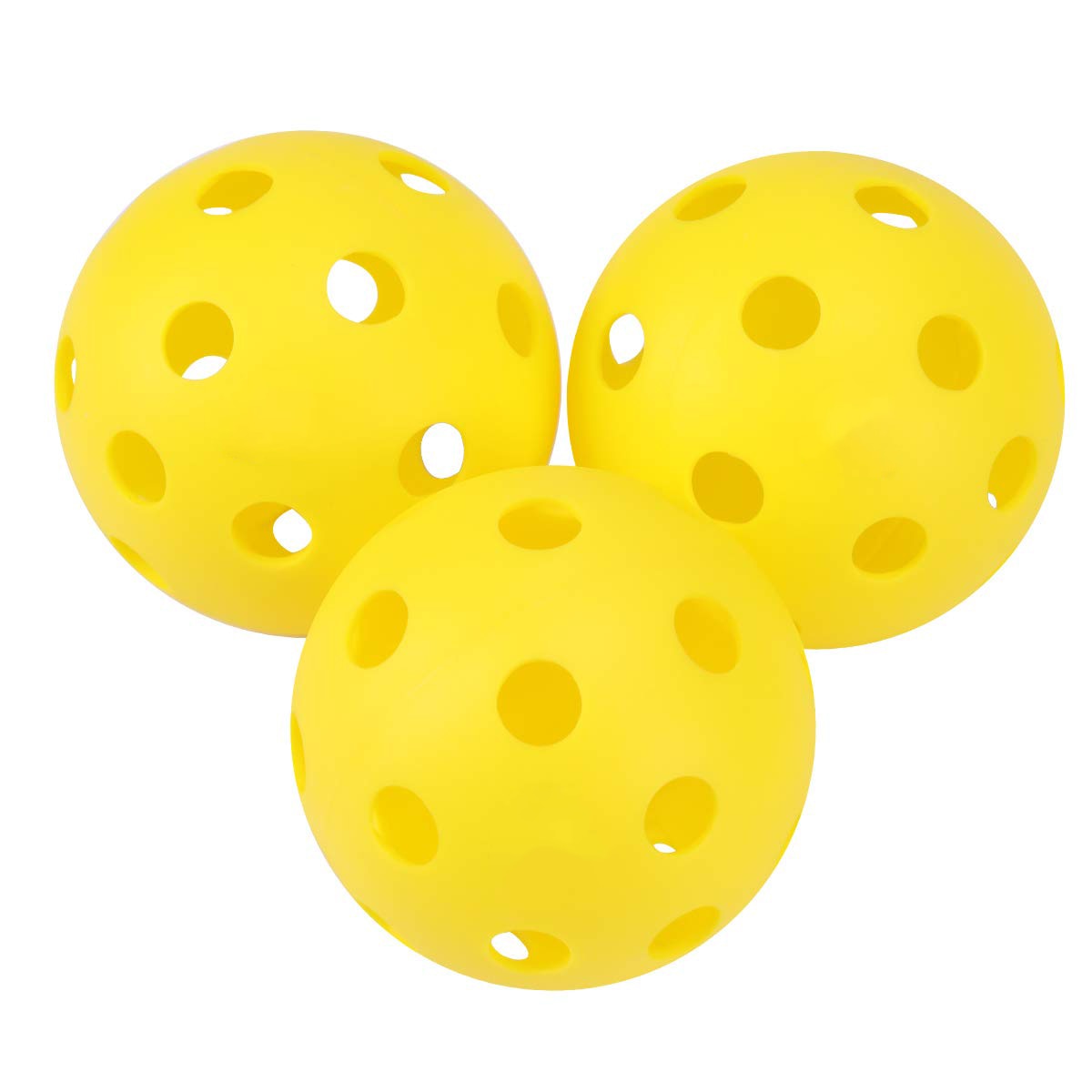 4Pcs/Set Pickleball Balls Pro 26 Holes for Outdoor Indoor Sport Training Toys 74mm Standard Home Pickle Ball Balls