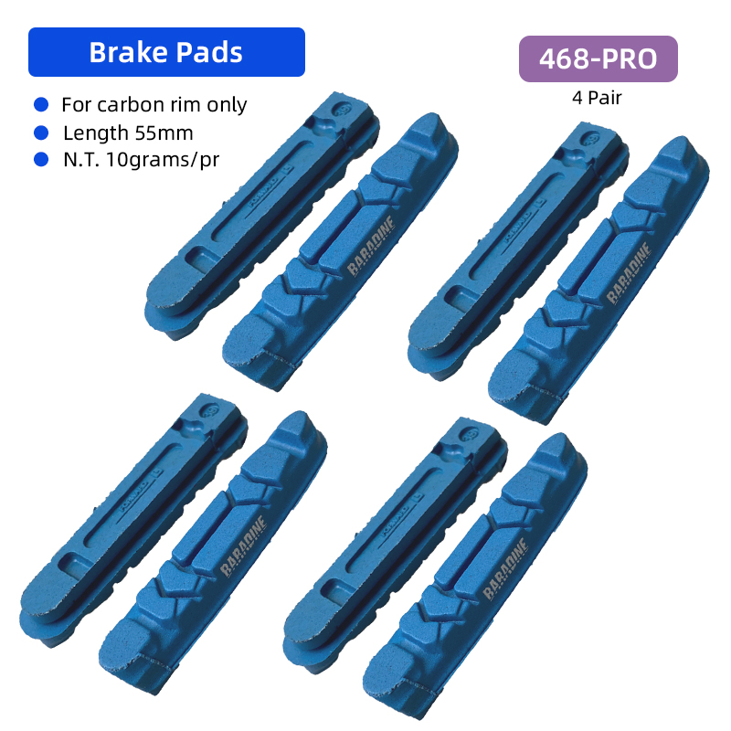 Road Brake Pads Cartridge type for V-Brake Cantilever Low Wear Tear Carbon Rim Stopper BMX Road Bike Brake Shoes Inserts: SKY BLUE