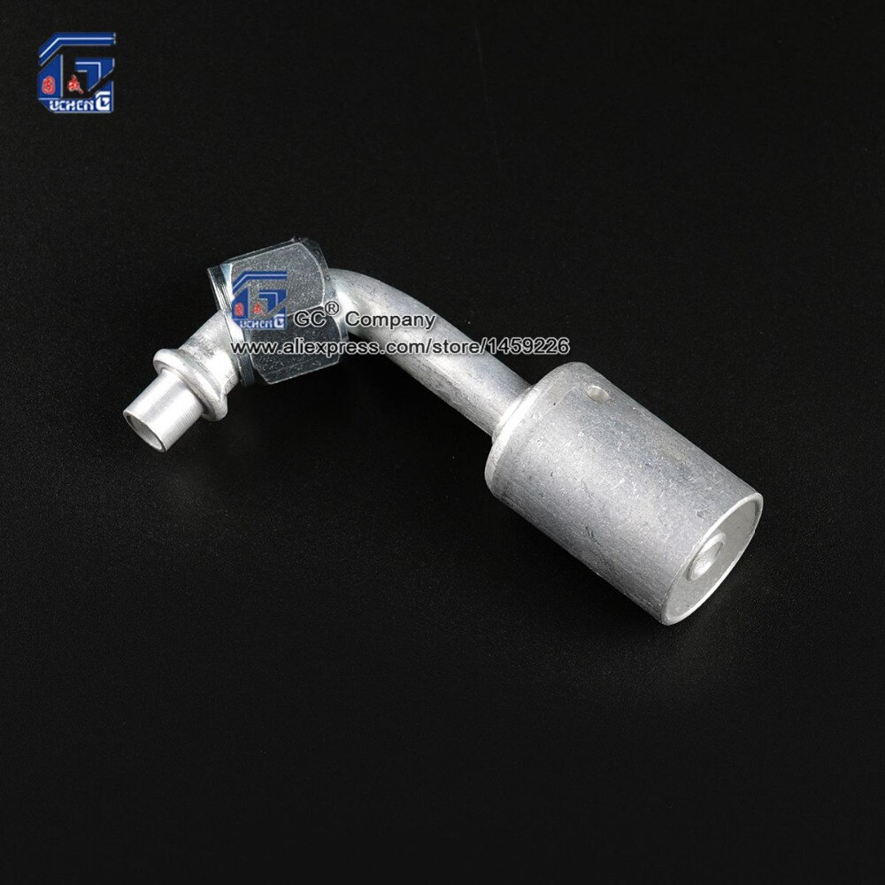 #6 8mm beadlock montering 90 gradere hunmutter o-ringe med hylse til ac luft tilstand standard barriereslange 3/8