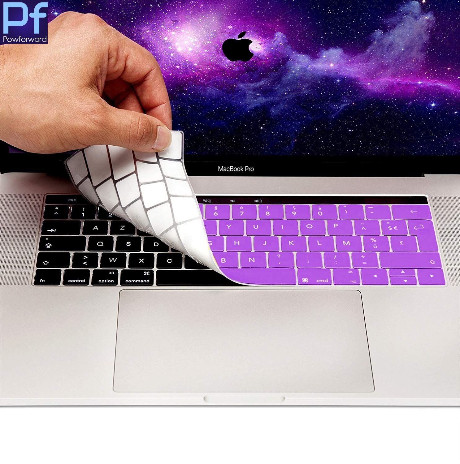 Französisch Sprache Tastatur Abdeckung Coque Clavier AZERTY gießen Für Macbook Profi Retina 13 15 TOUCHBAR Modelle A1706 A1707