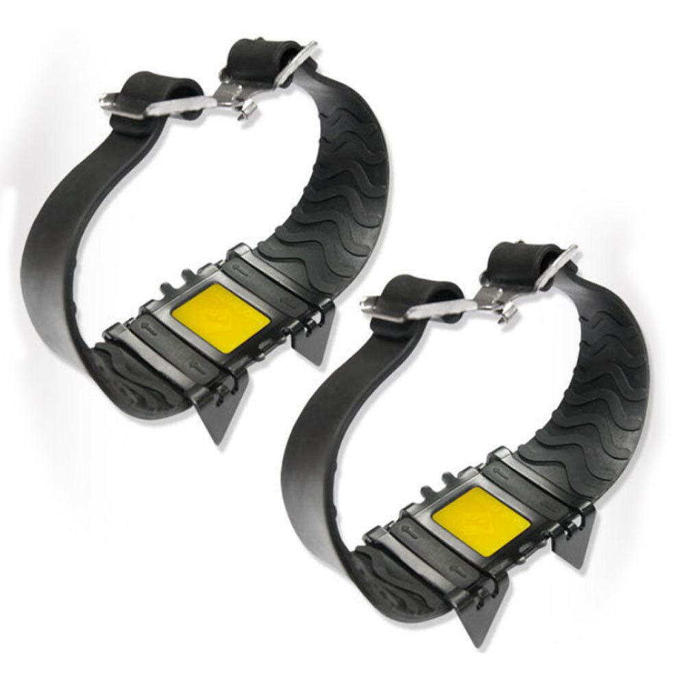 4 Teeth Cleats Spikes Climbing Anti-slip Traction Ice Gripper Hiking Outdoor Overshoe Crampons