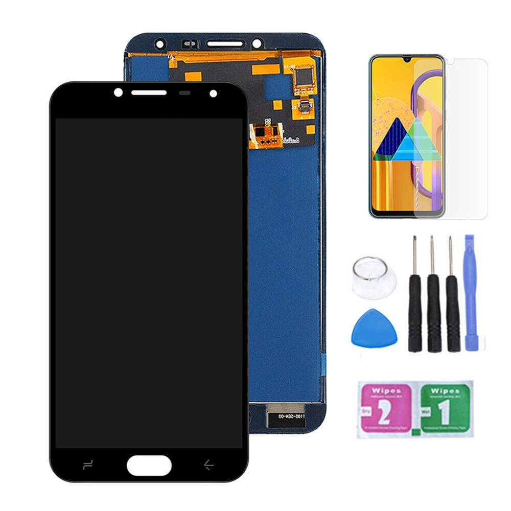 Display Complete For Samsung Galaxy J4 J400 LCD Tough Screen Digitizer Assembly For Samsung J400F J400H J400P: Black