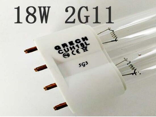 Tube à lumière de remplacement de stérilisateur UVC, SUNSUN, Grech JEBO HW, JUP, CUV, CPF, série de tasses, lampe germicide pour aquarium d'origine: 18W 2G11