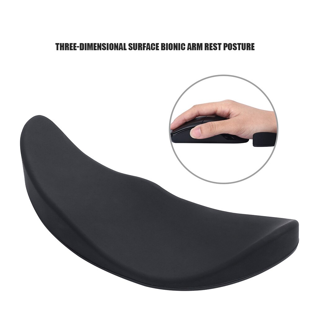 Ergonomic Streamline Mat Mouse Pad Silicon Gel Non-Slip Streamline Wrist Rest Support Mat Computer Mouse Pad For Office PC